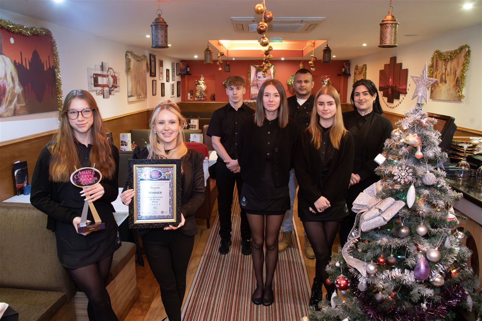 Panache in Elgin has won Asian Restaurant of the Year at the Asian Curry Awards 2023. Picture: Beth Taylor.