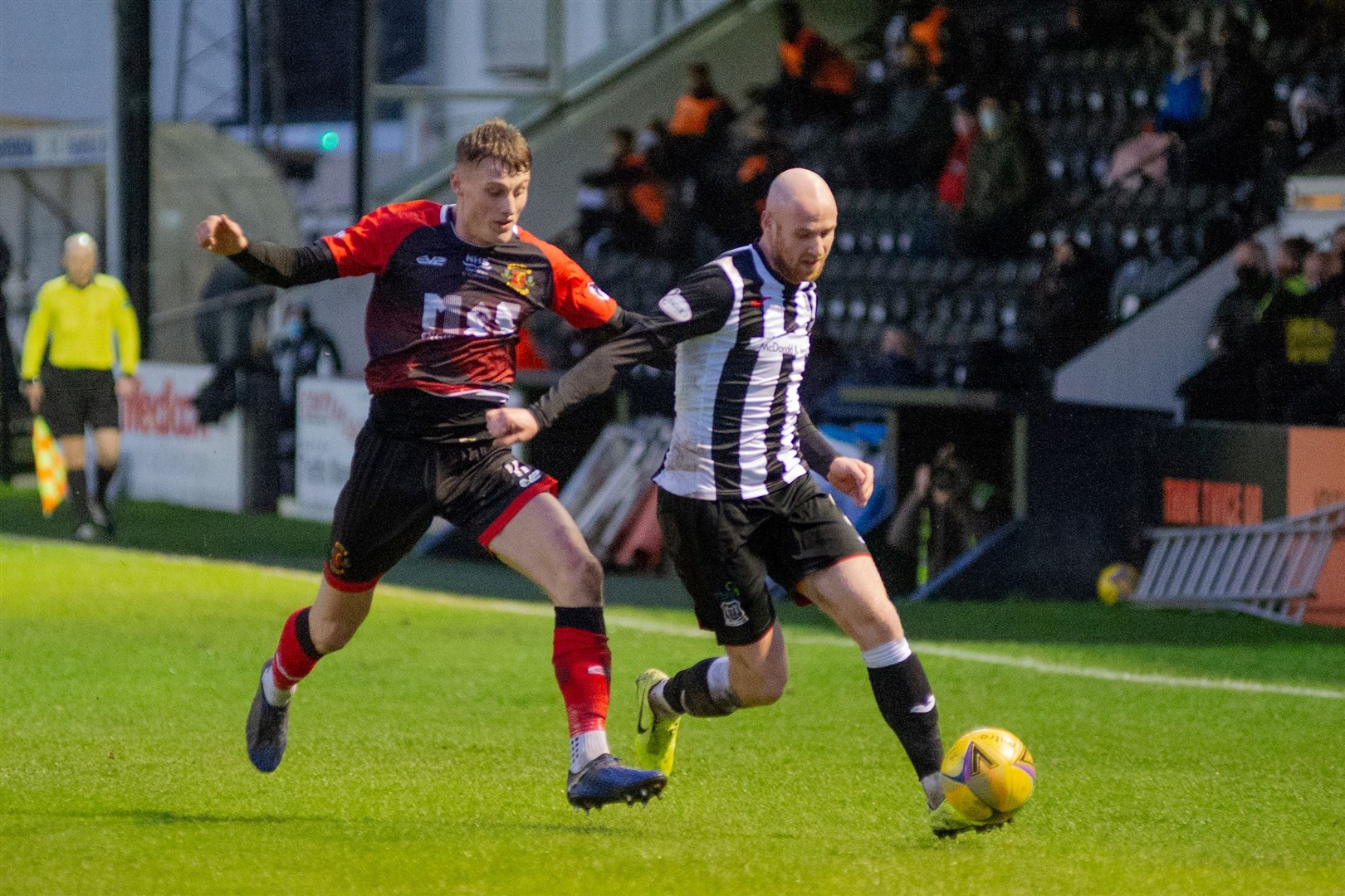 Elgin Cuity were sitting second in League Two when their season was suspended in January. Picture: Daniel Forsyth..