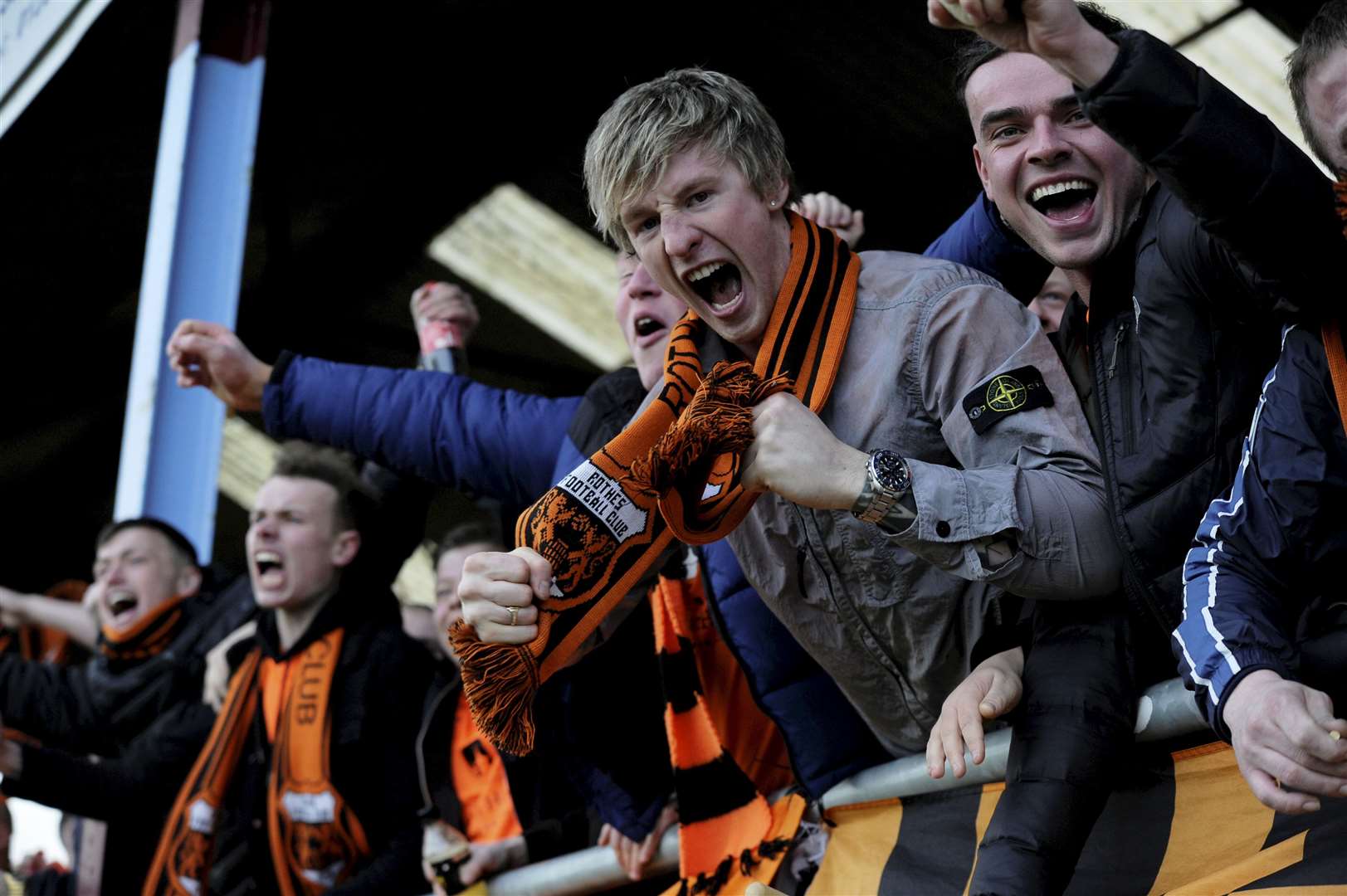 Rothes supporters... Picture: Eric Cormack