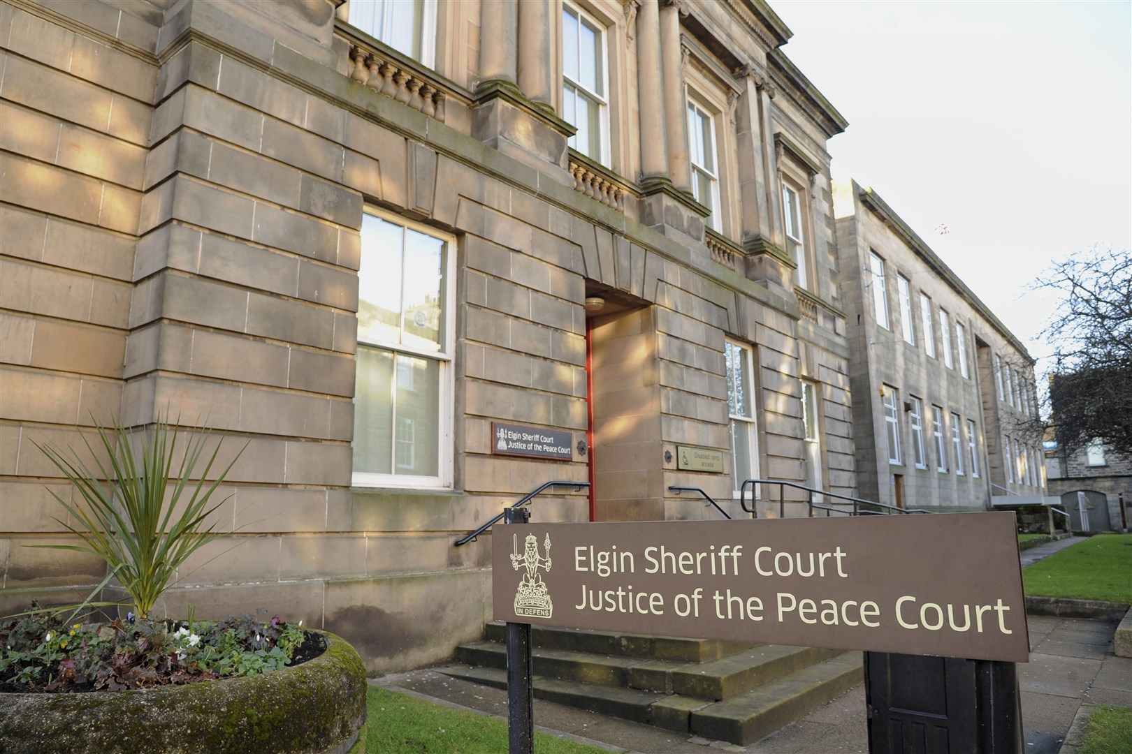 Jay Mackintosh appeared via a video link at Elgin Sheriff Court today.