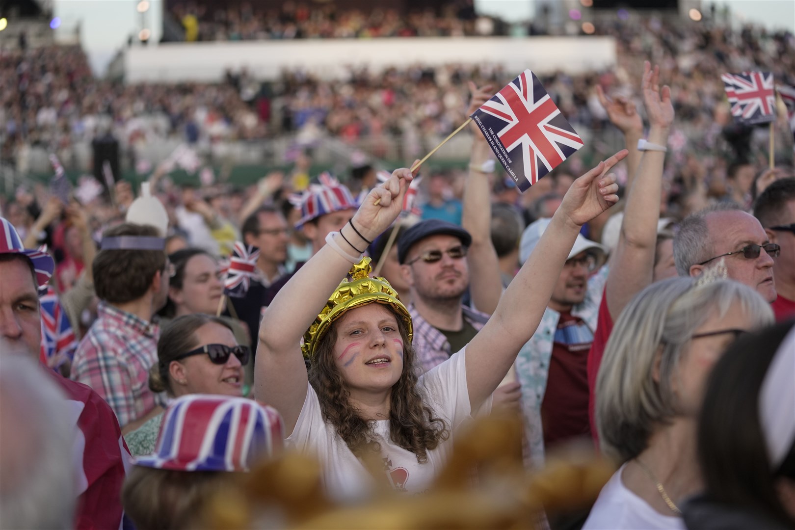 The coronation bank holiday in May caused the UK economy to contract (Kin Cheung/PA)