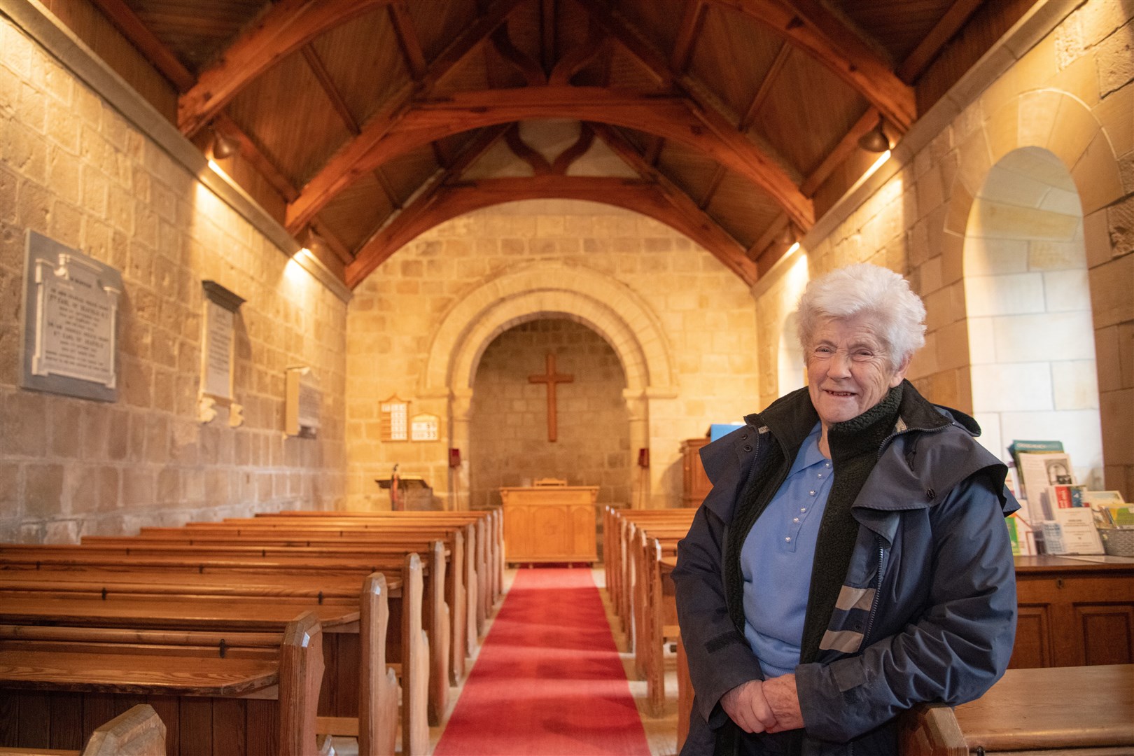 Ann Stonach will be among the congregation on Sunday, November 19. Picture: Daniel Forsyth.