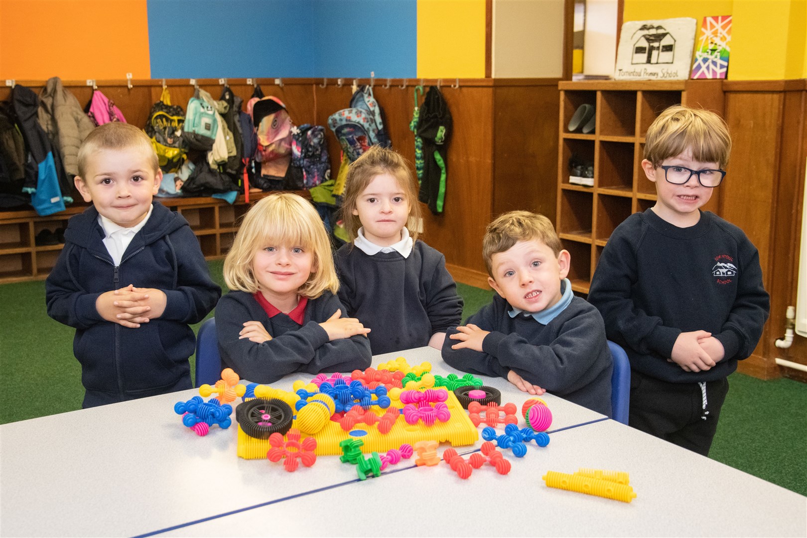 Tomintoul Primary School Primary One photo 2022..Northern Scot PR1 Supplement...Picture: Daniel Forsyth.
