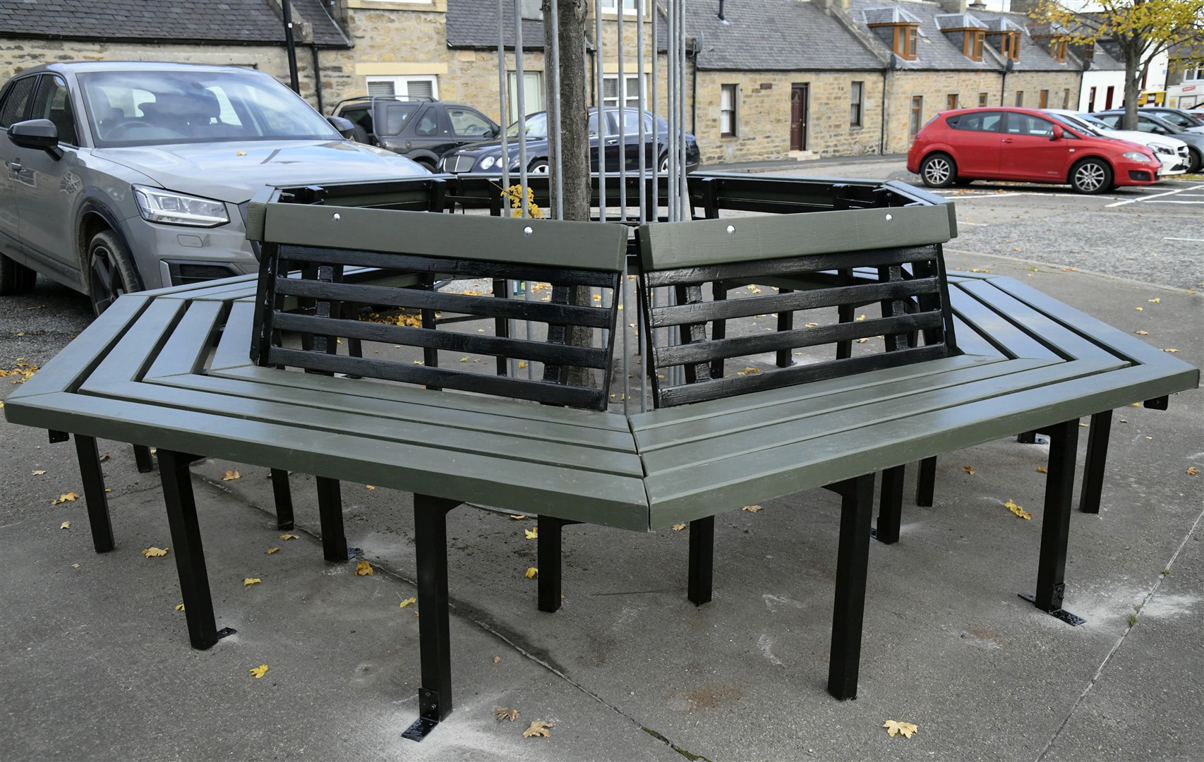 Keith Men's Shed have completed one of their first projects in Reidhaven Square, Keith...Picture: Beth Taylor.