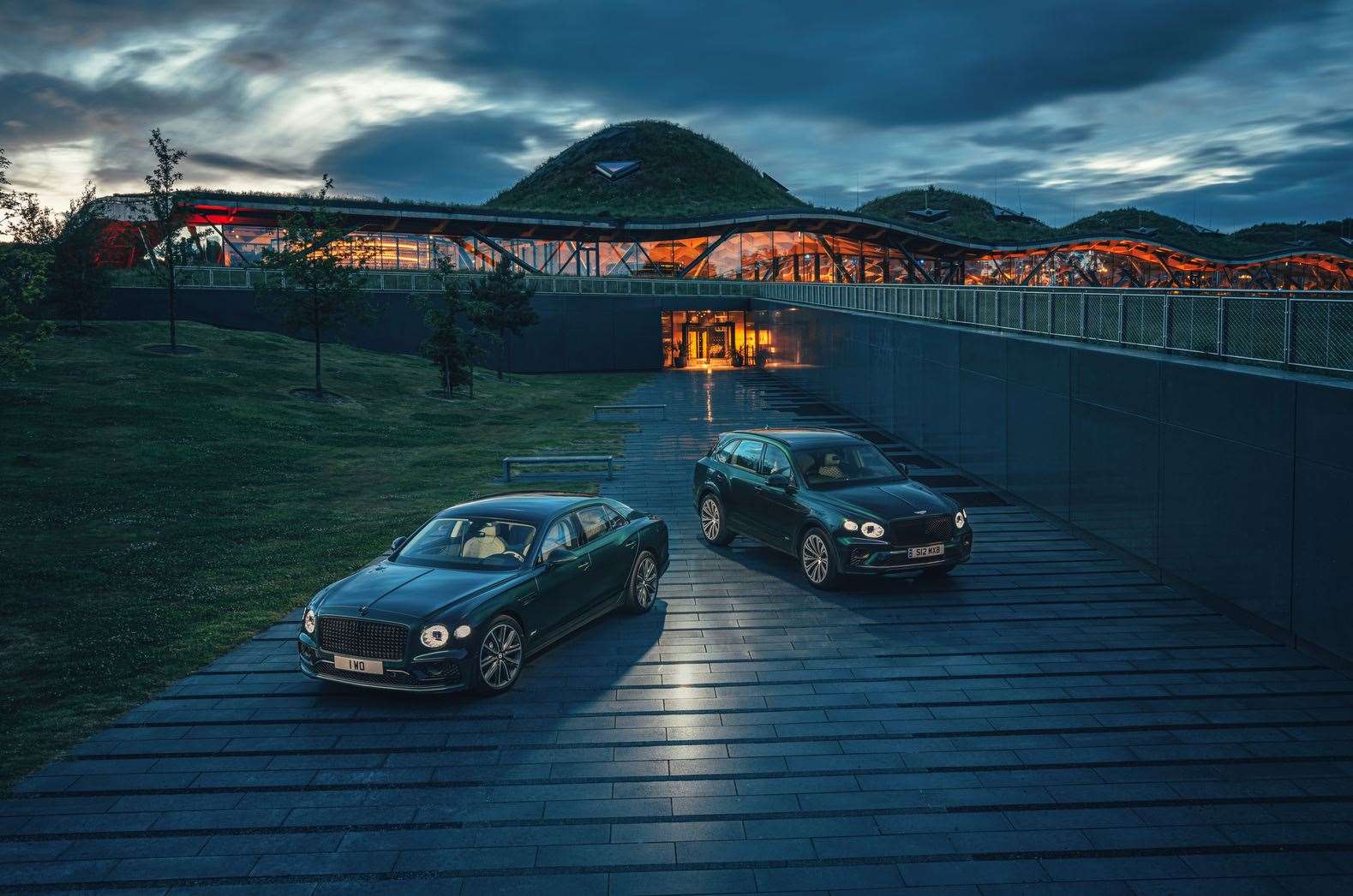 The Macallan and Bentley Motors announced their partnership at The Macallan's Speyside home this week. Picture: Richard Pardon.