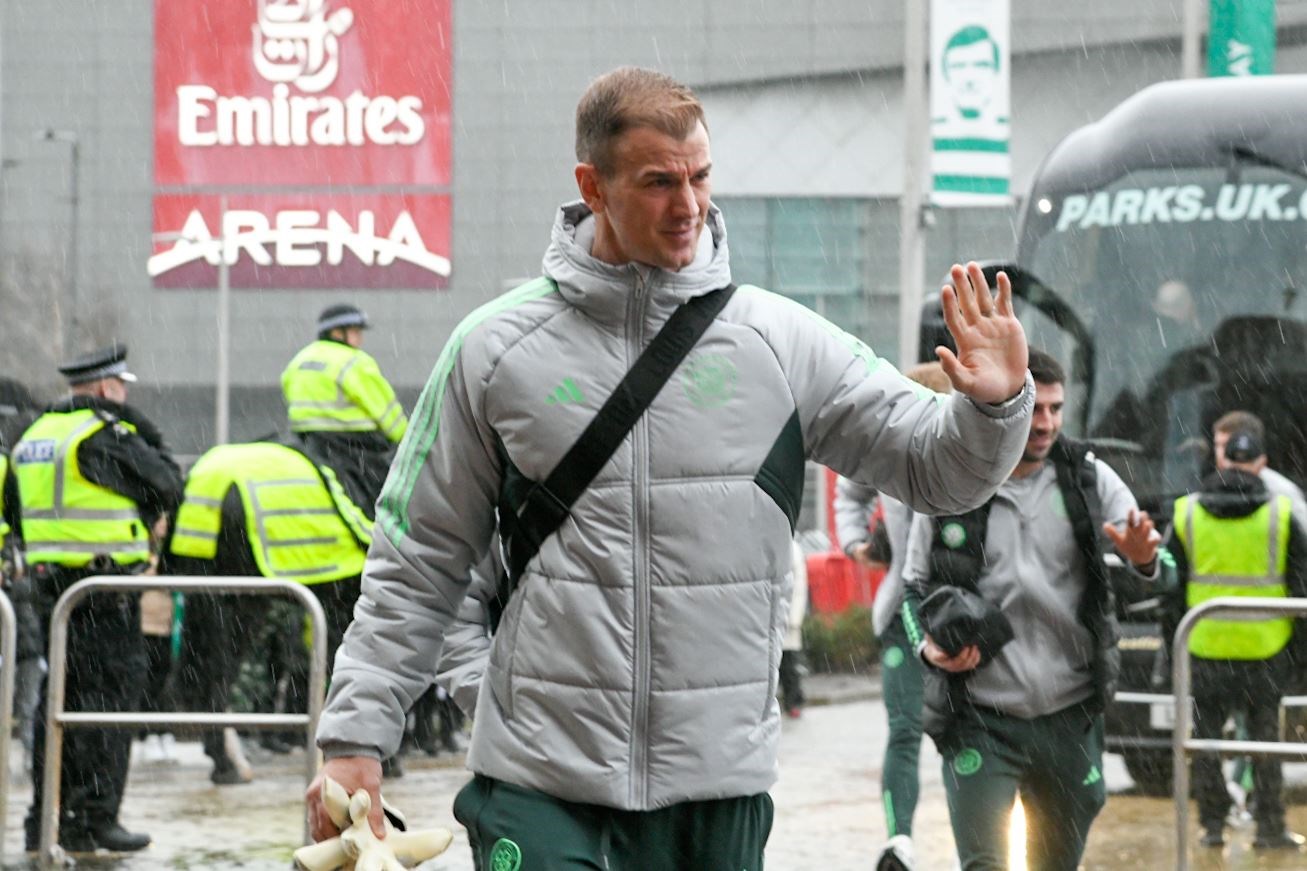 Goalkeeper Joe Hart is set to start the match for Celtic. Picture: Beth Taylor