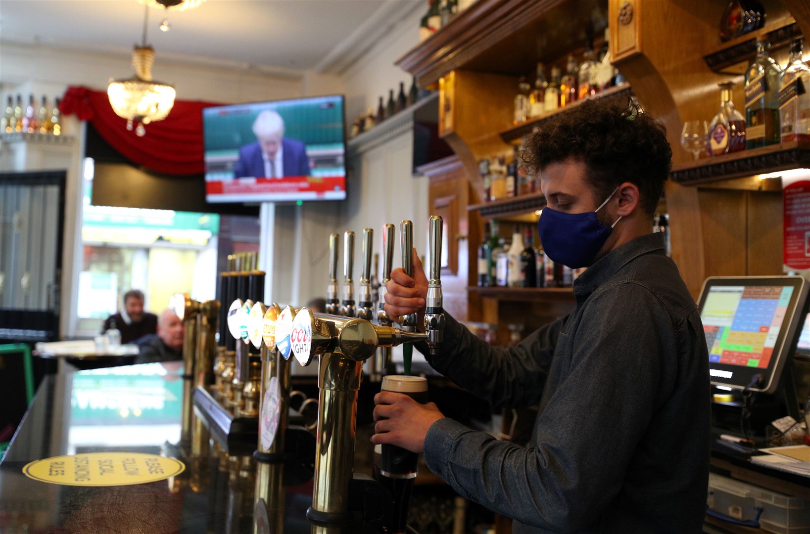 Pubs will be able to reopen under Tiers 1 and 2 (Peter Byrne/PA)