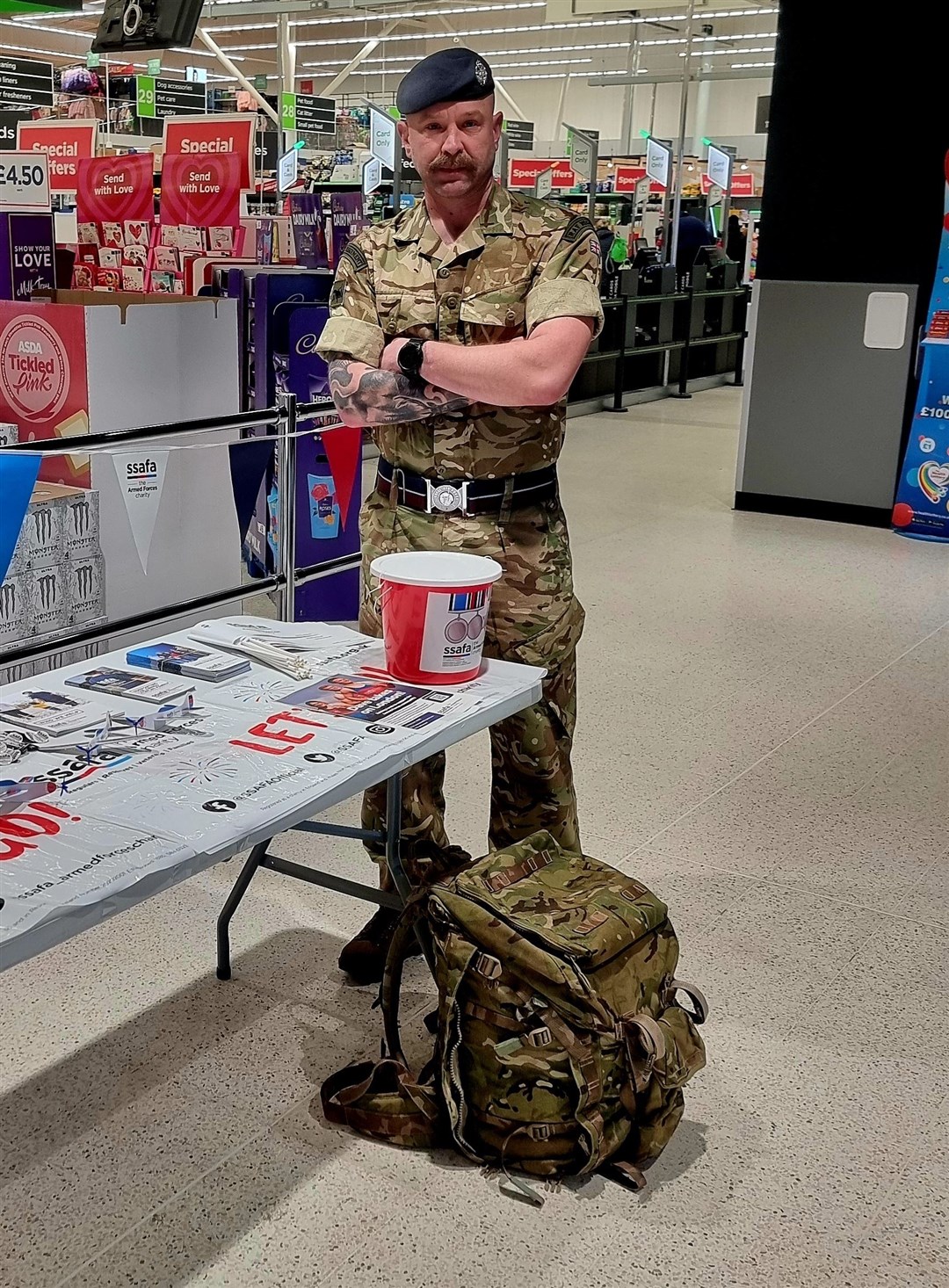 Dave Owen is taking on the London Marathon with a rucksack on his back and boots on his feet to raise funds for a charity that helped him with his mental health.