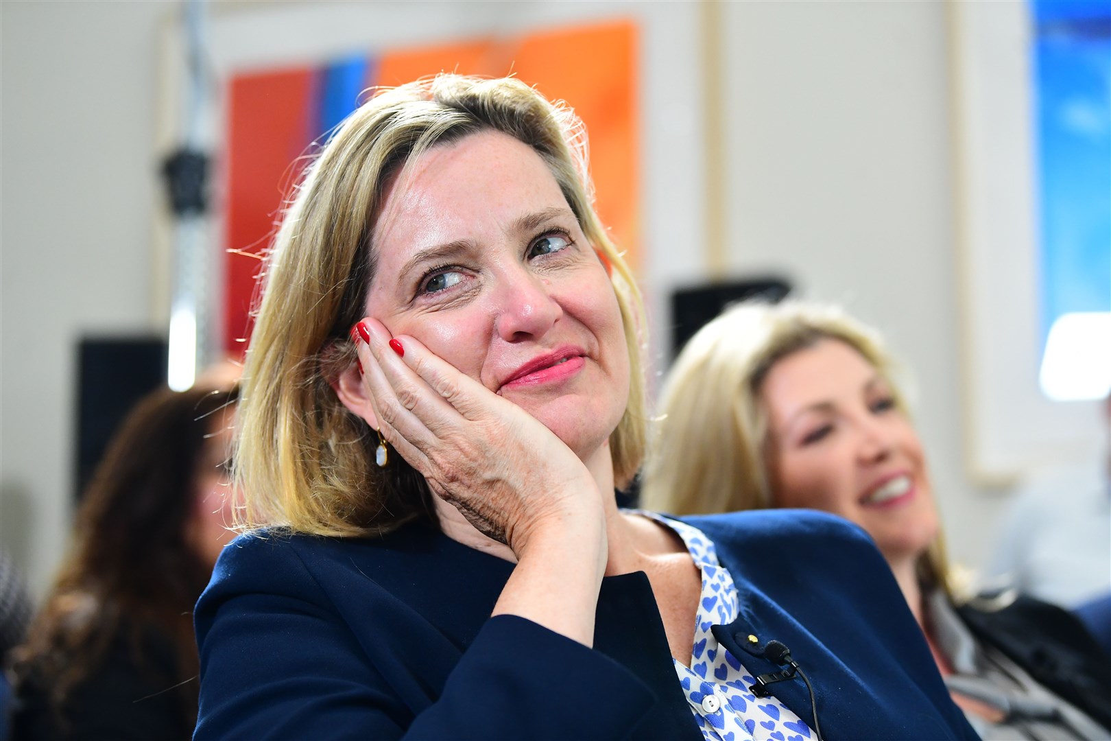Amber Rudd served as Home Secretary under Theresa May and Energy Secretary under David Cameron (Victoria Jones/PA)