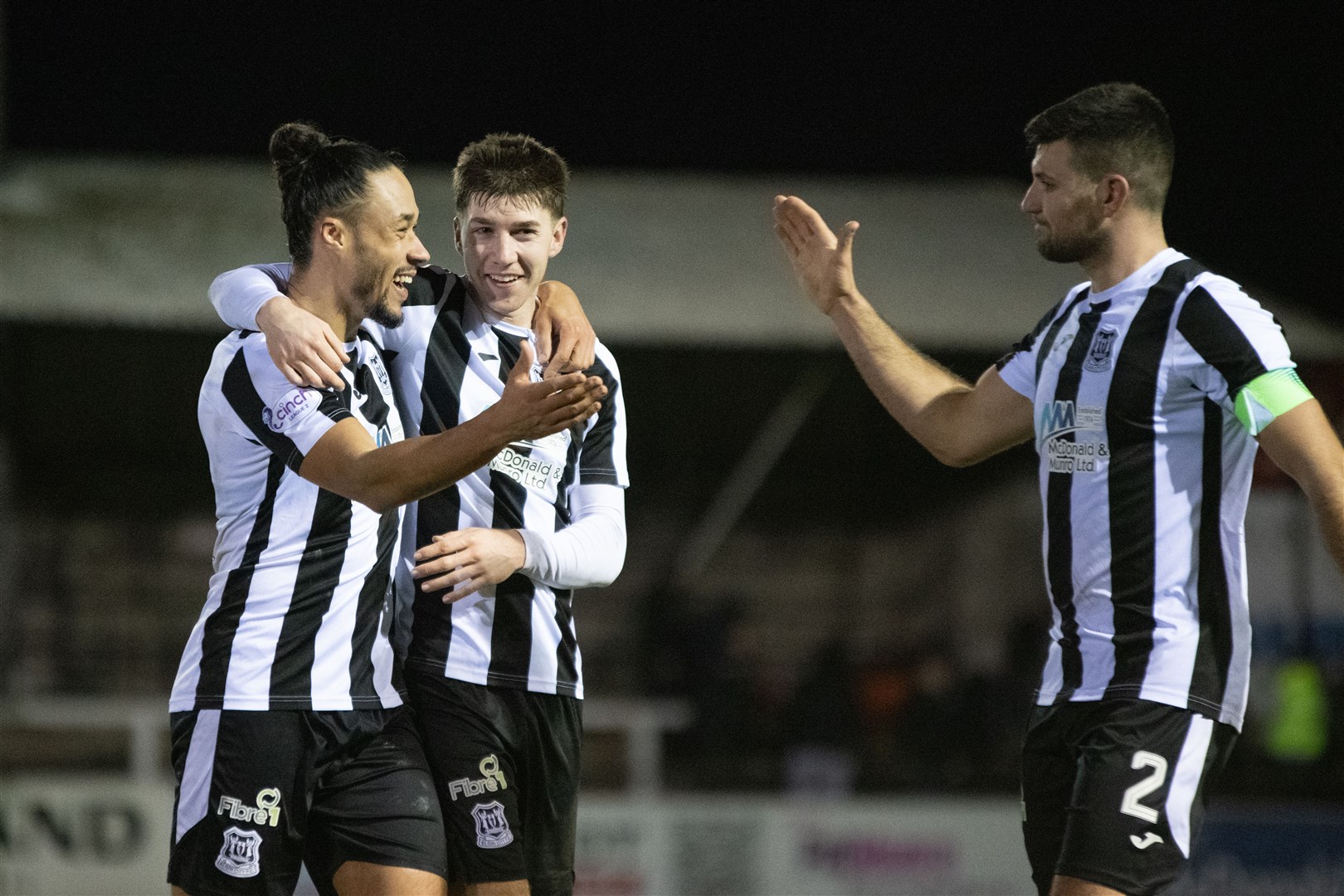 Matthew Cooper (right) is set for an Elgin City return but striker Dajon Golding (left) is carrying an injury. Picture: Daniel Forsyth