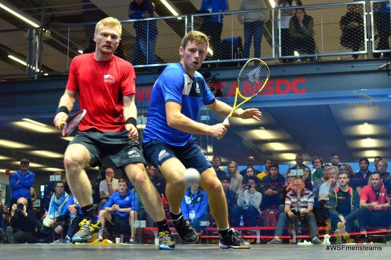 Scotland's highest ranked player Greg Lobban in action.