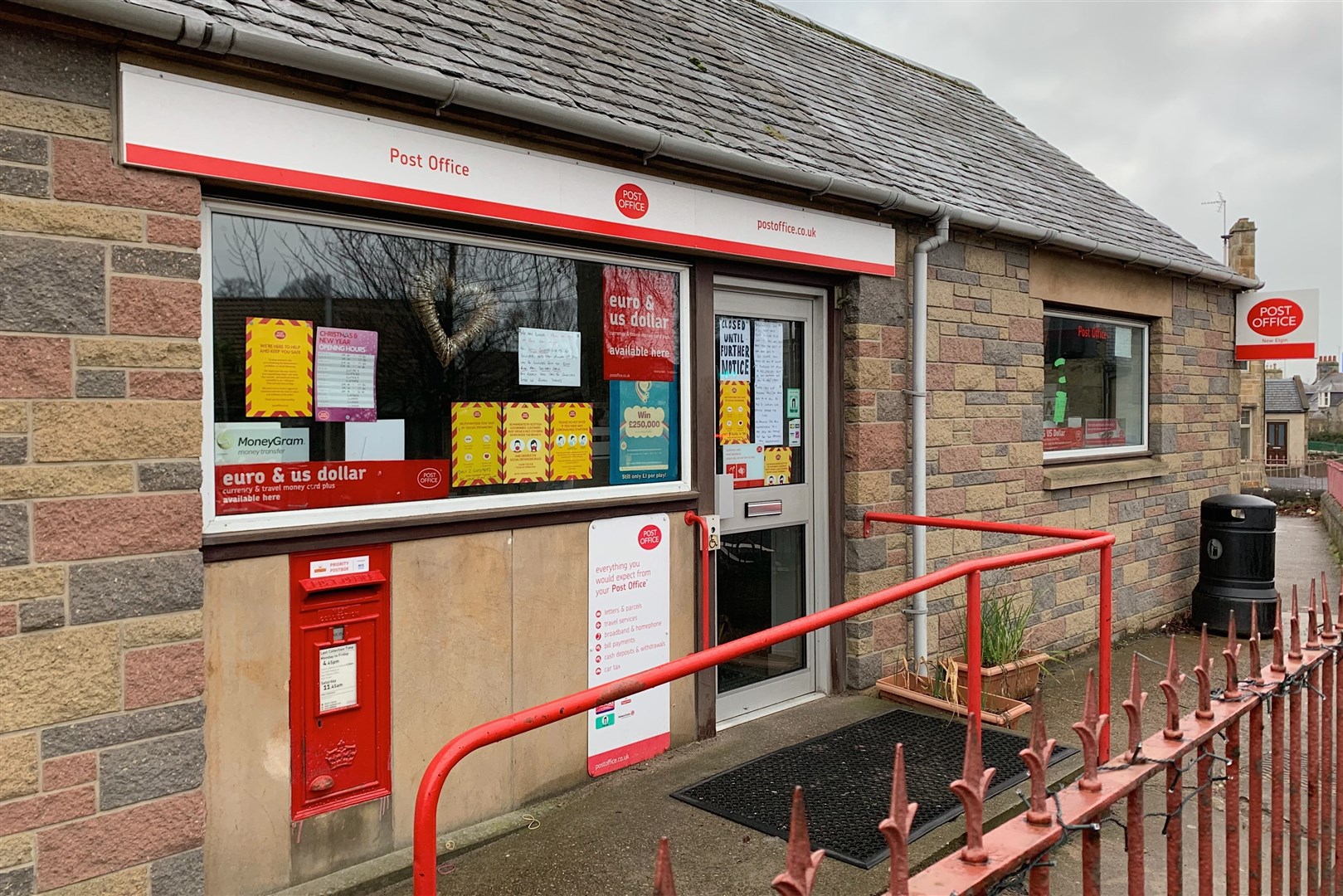 New Elgin Post Office will remain closed until at least January 7.