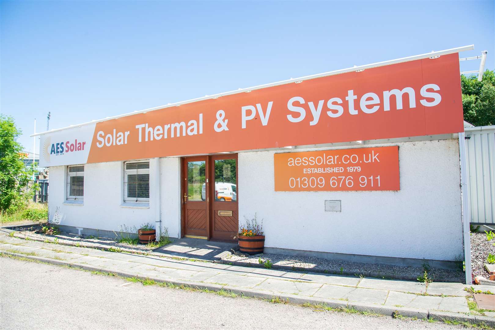 AES Solar in Forres. Picture: Daniel Forsyth.