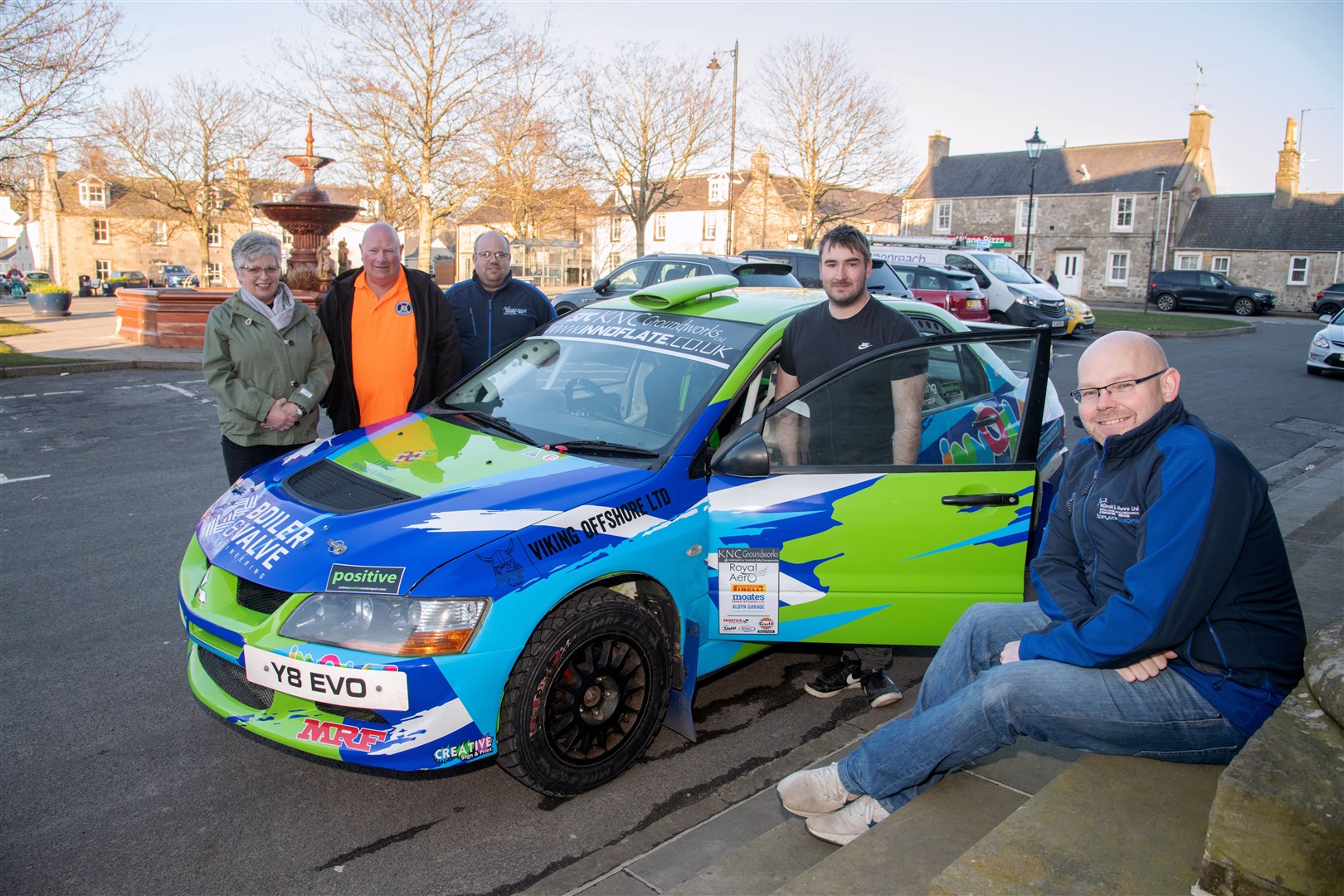 The 25th McDonald & Munro Speyside Stages will start in Fochabers Square. Picture: Daniel Forsyth