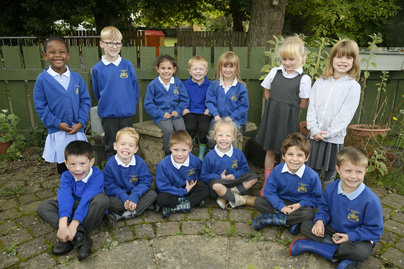 St Sylvester's Primary School Primary One photo 2022..Northern Scot PR1 Supplement...Picture: Beth Taylor.