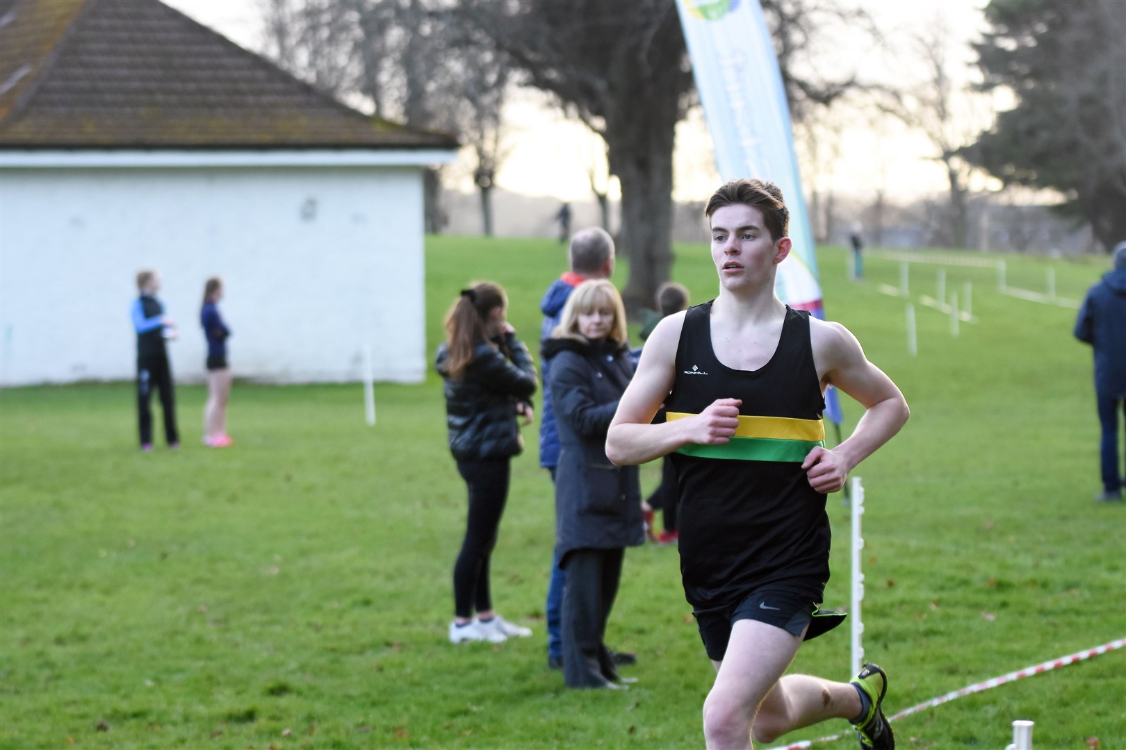 Moray Active Schools cross country at Grant Park, Forres...Picture: Becky Saunderson..