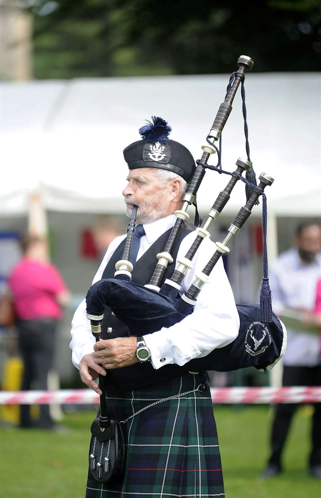 Forres Pipe Band performed three times.