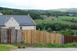 A much-loved Aberlour beauty spot is being blocked by the fence, some villagers claim.
