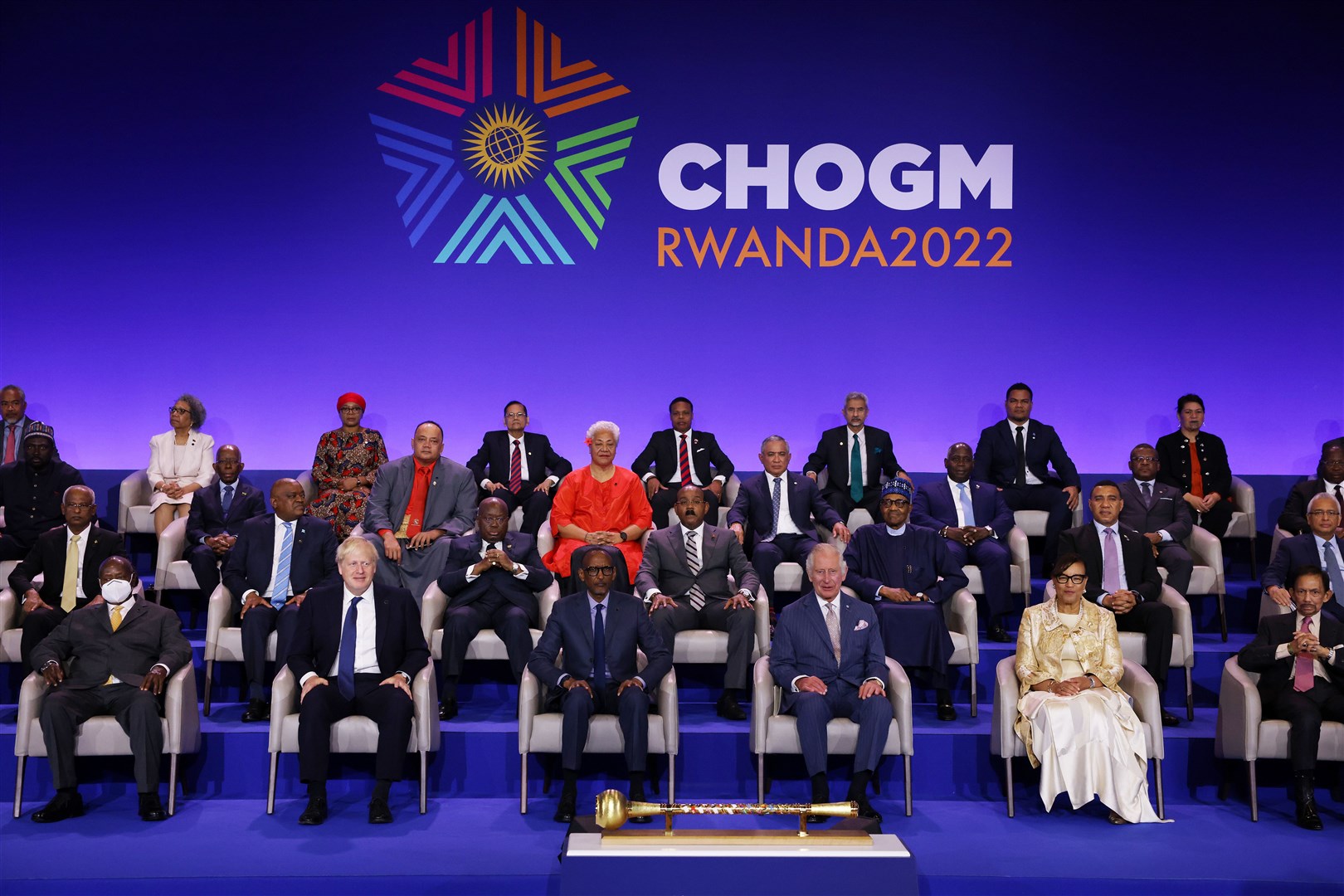 Charles as the Prince of Wales at the opening ceremony of the Commonwealth Heads of Government Meeting (CHOGM) in Rwanda in 2022 (Dan Kitwood/PA)