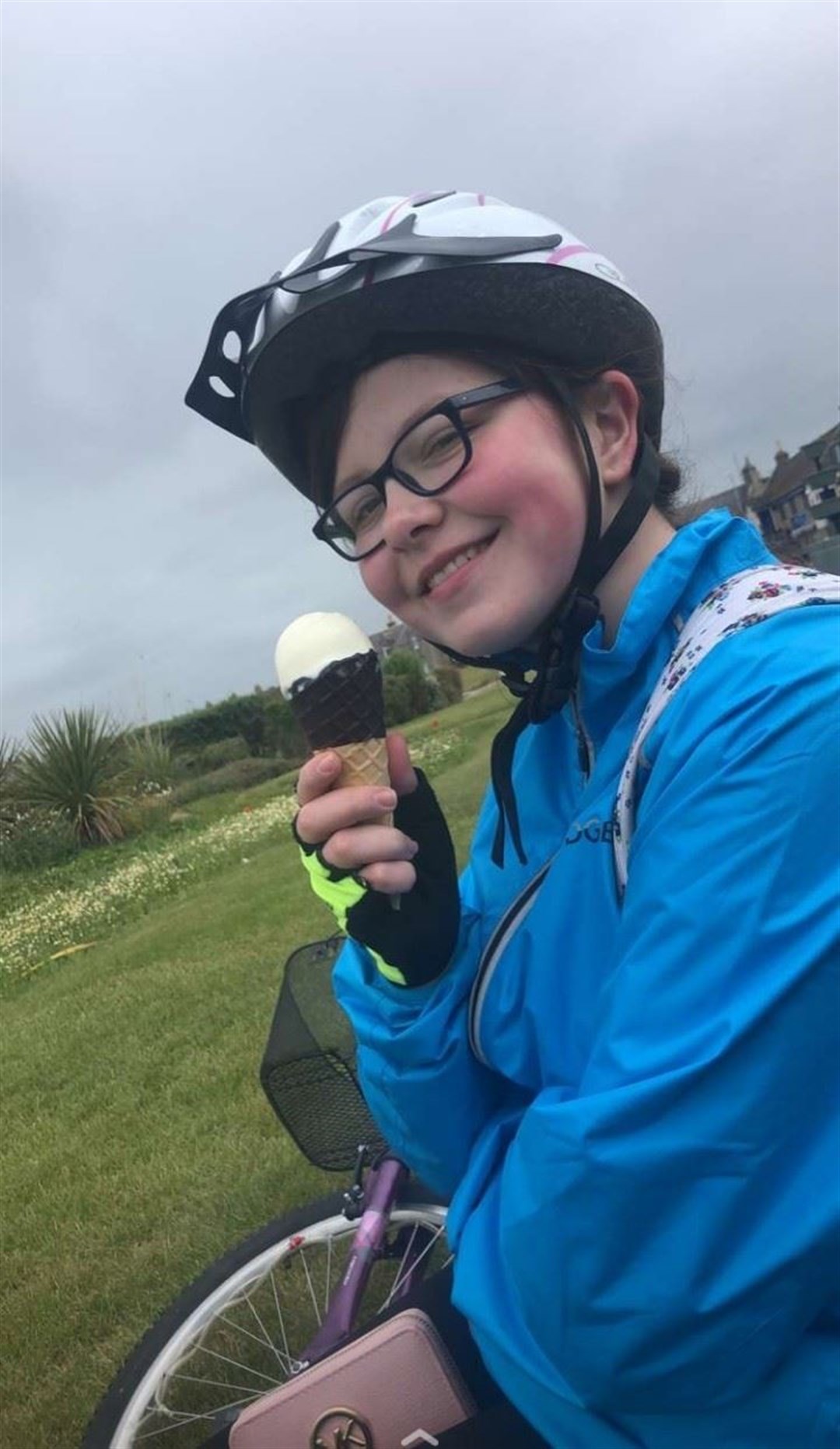 Abbie is an avid cyclist. Picture: Teenage Cancer Trust