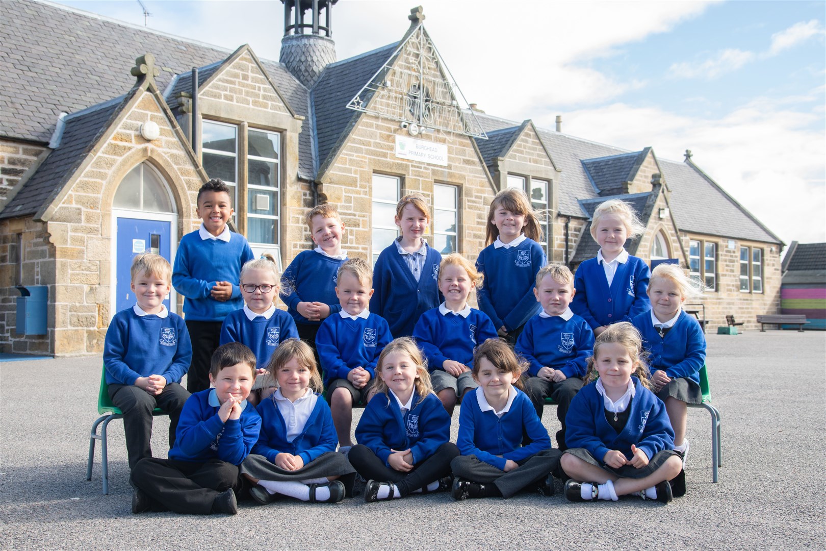 Burghead Primary School Primary One photo 2022..Northern Scot PR1 Supplement...Picture: Daniel Forsyth.