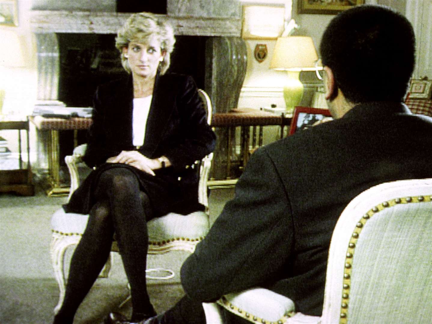 Diana, Princess of Wales, during her Panorama interview with Martin Bashir (PA)