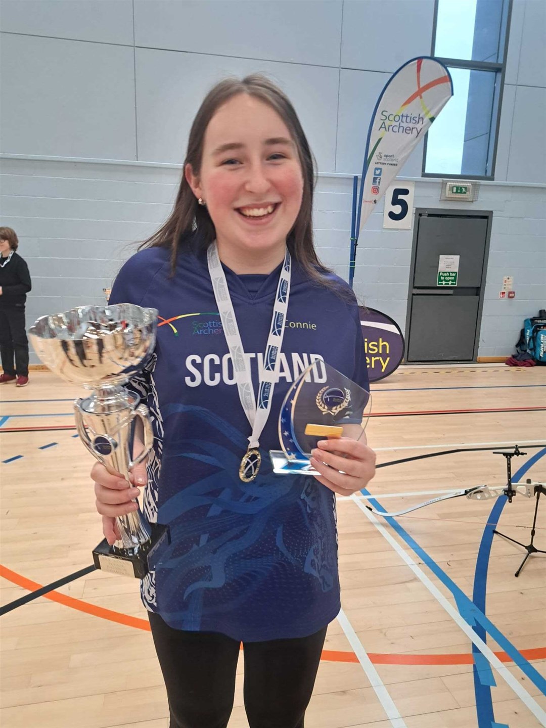 Forres Academy pupil and archer Connie Clinch (15).