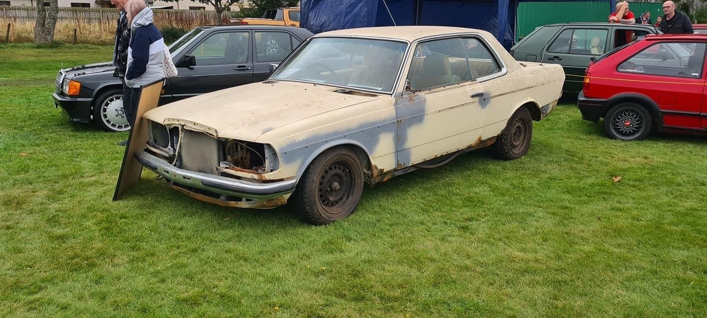 Will John Clark's project car be ready for the big day? Picture: Buckie Classic Car Show