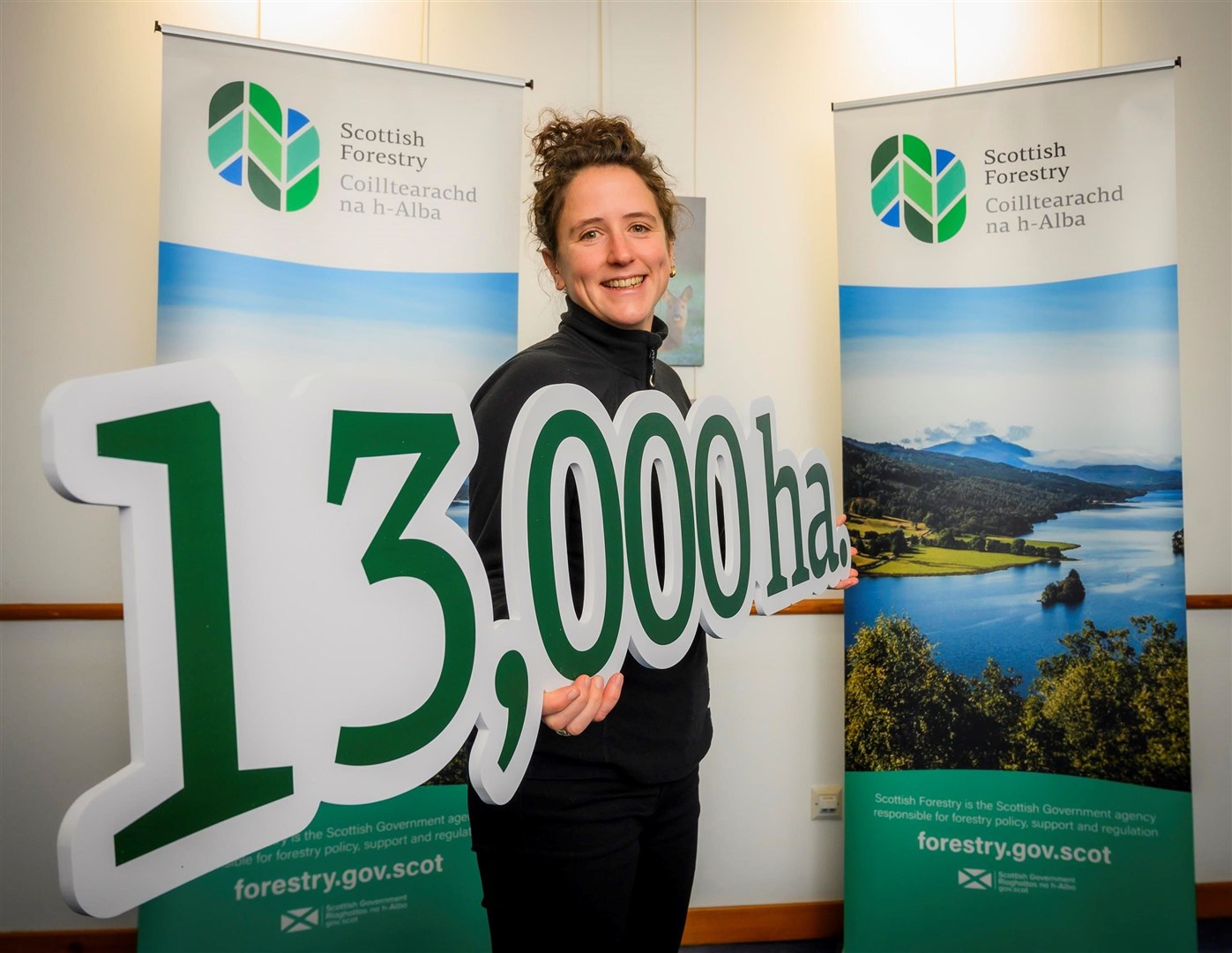 Rural Affairs Secretary Mairi Gougeon, celebrates 13,000 ha record approvals
