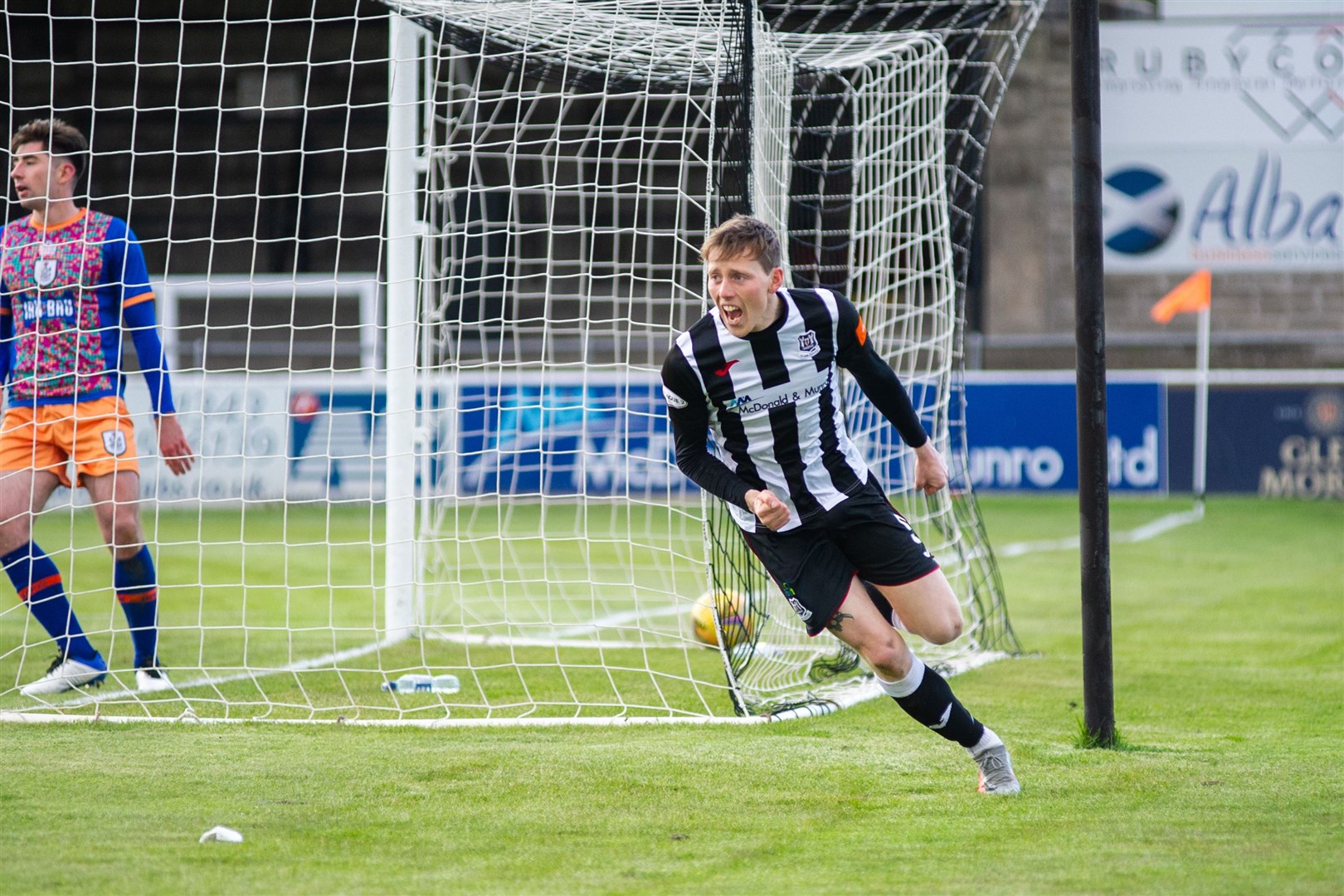 Kane Hester scored four times in the 5-1 win over Annan Athletic. Picture: Daniel Forsyth