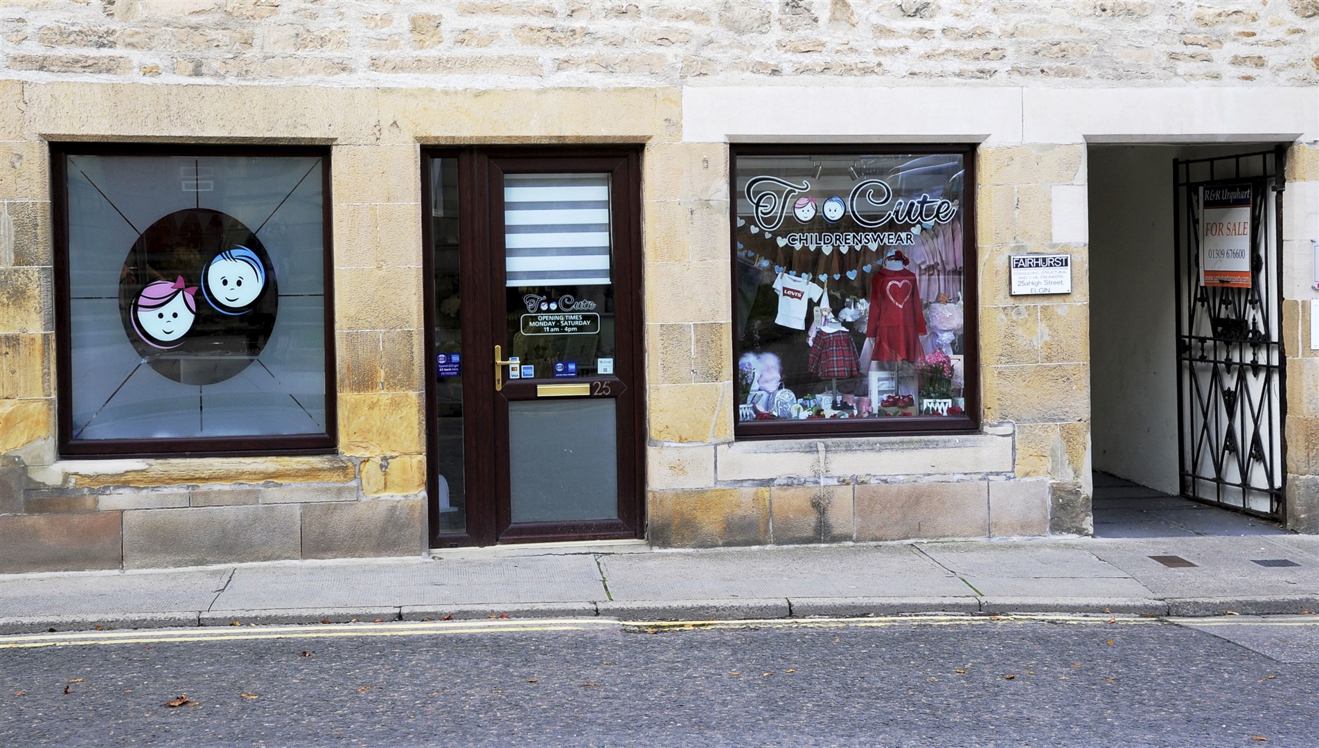 TooCute on Elgin High Street is closing on October 30. Picture: Eric Cormack