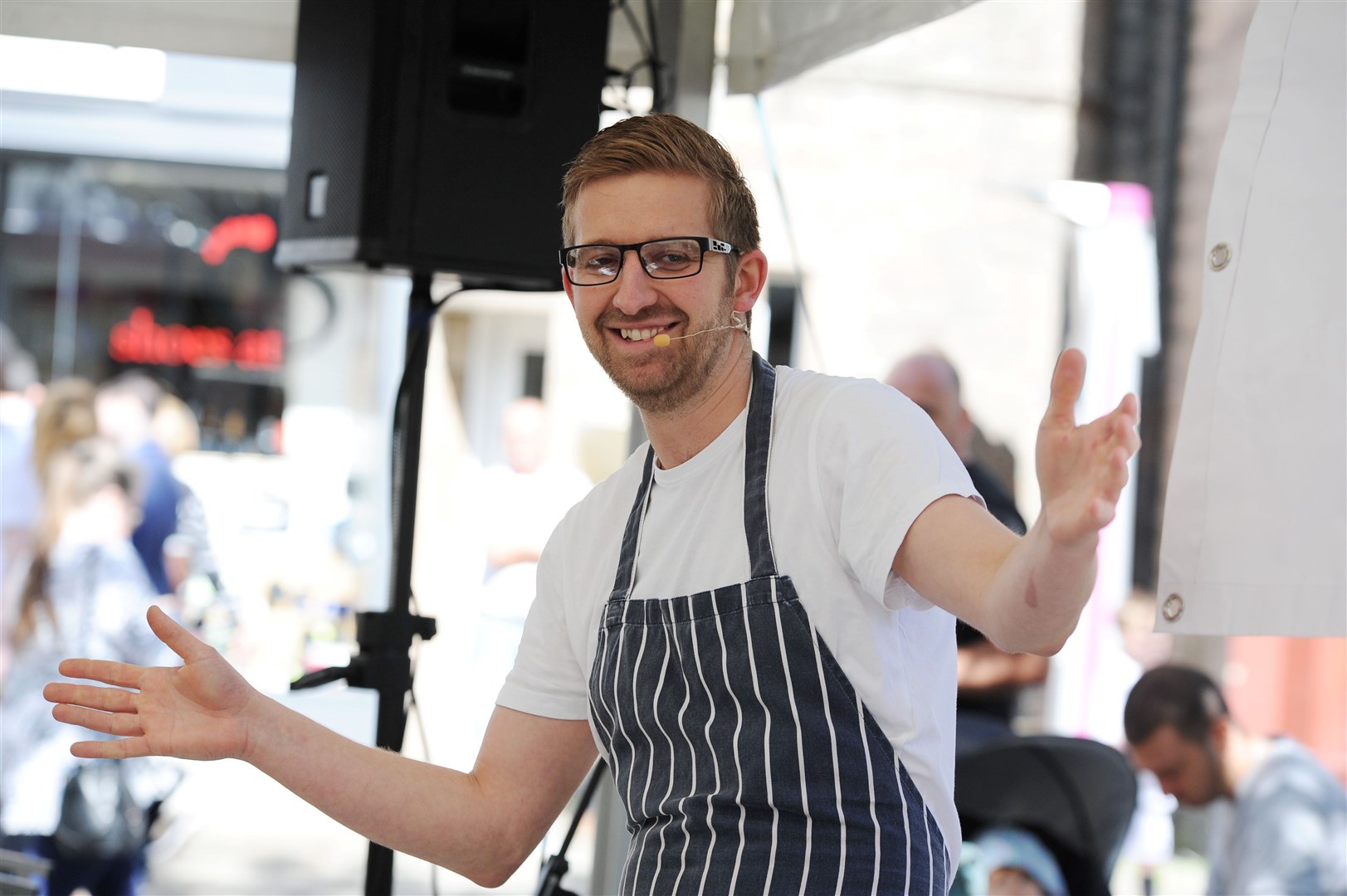 Chef Craig Smith in action at a previous food and drink festival in Elgin.