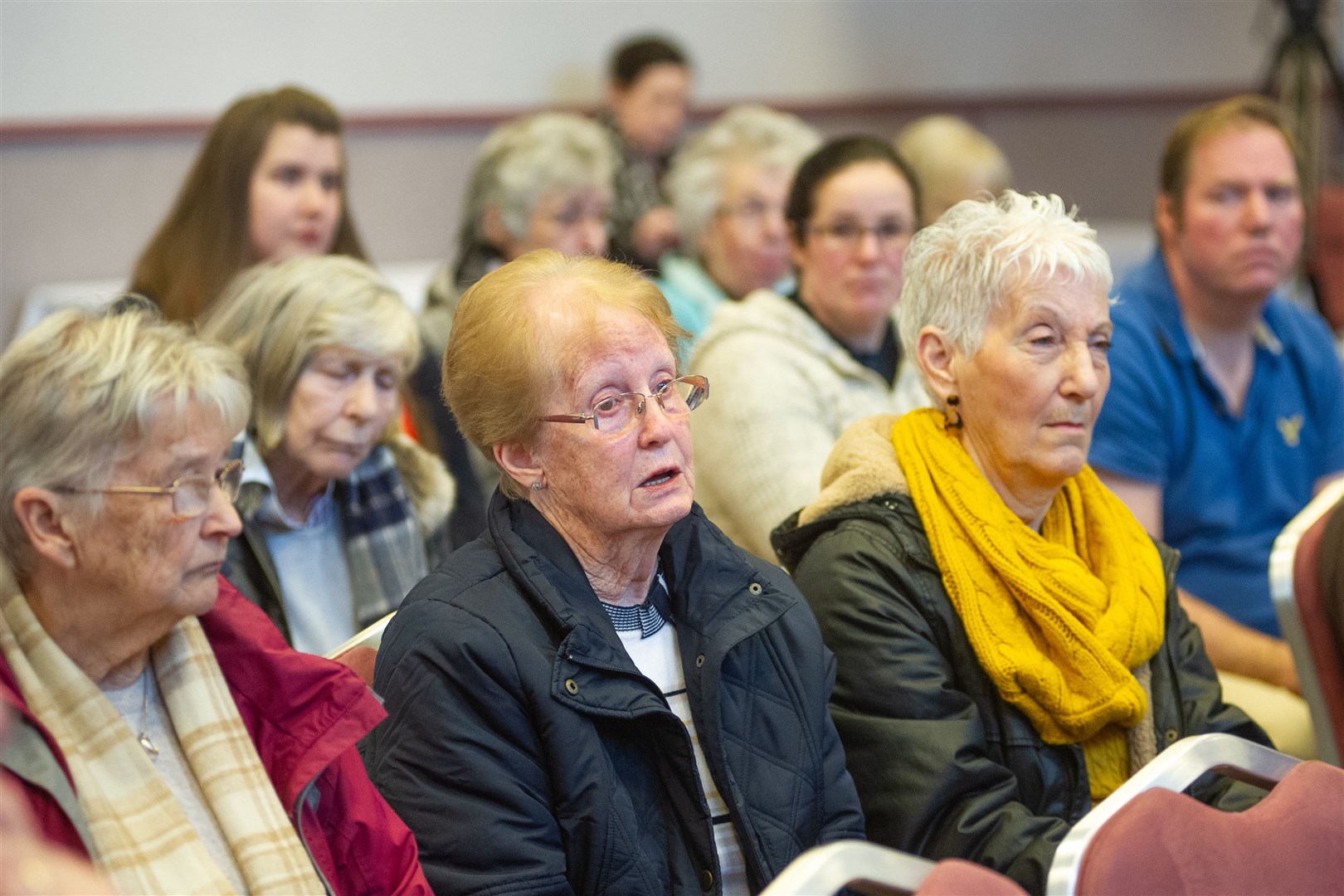 A public meeting was held on January 10 over the Elgin night-time care trial. Picture: Daniel Forsyth.
