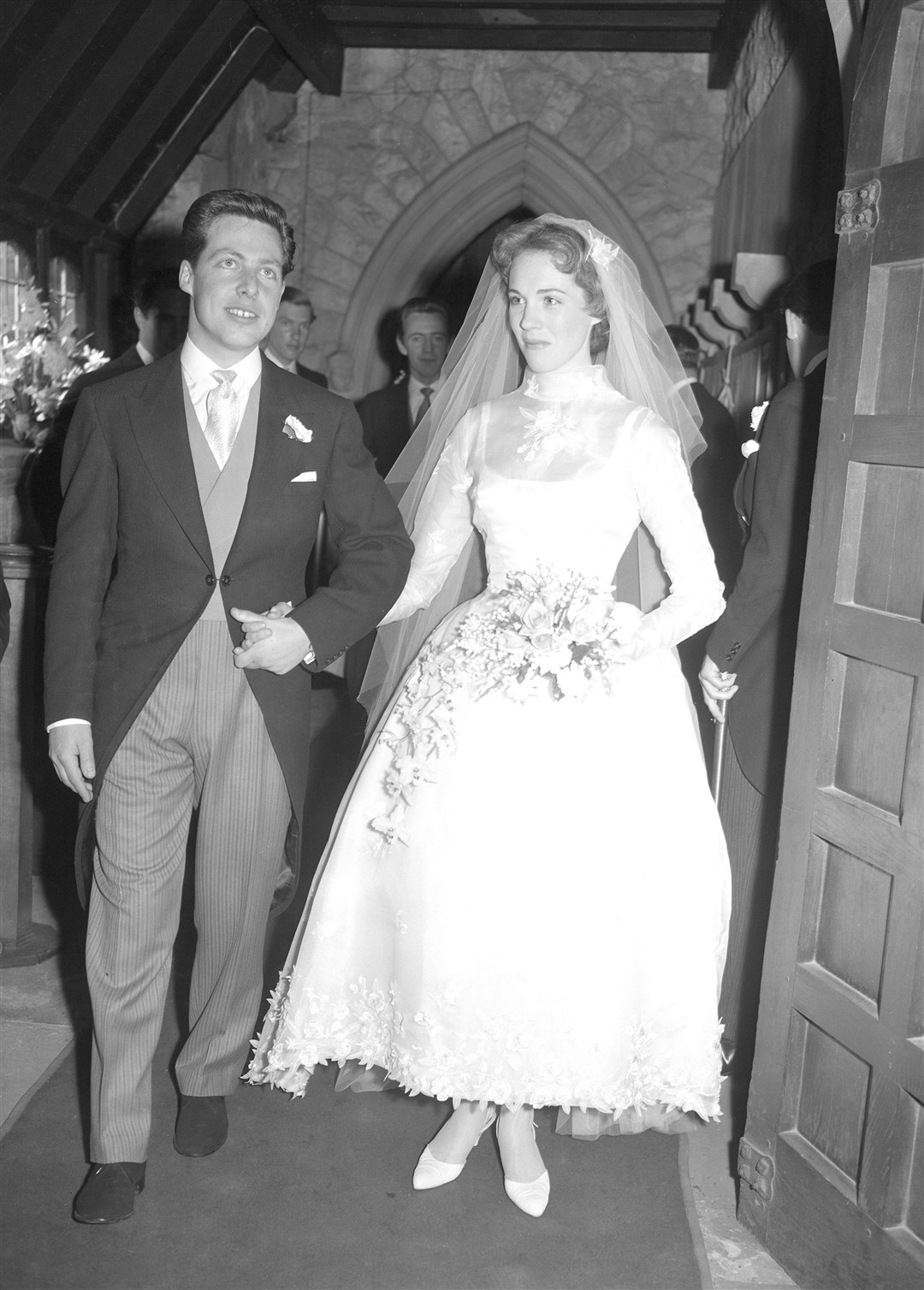 Walton and Julie Andrews, who were childhood sweethearts, married in 1959 but remained friends following their divorce in 1968 (PA Archive)