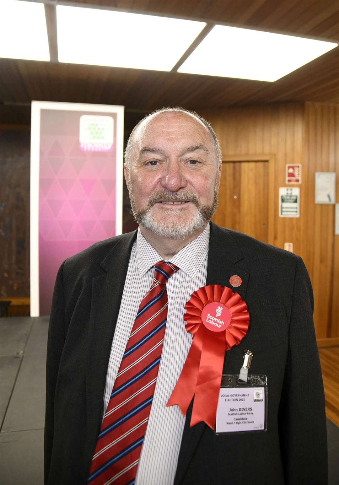 John Divers...Moray Council Local Election May 2022...Picture: Becky Saunderson..