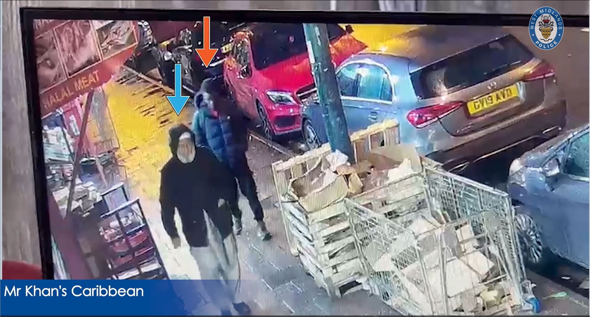 CCTV footage showed Mohammed Abbkr following his victim Mohammed Rayaz (West Midlands Police/PA)