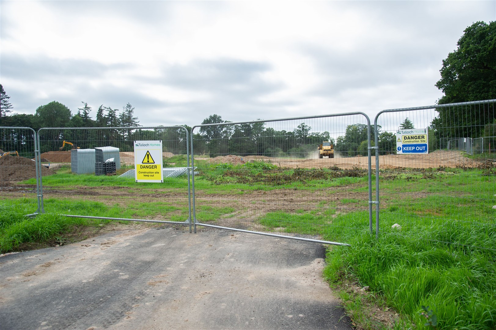 A new housing development is under construction on the edge of Forres, as you head south west on the Grantown Road. ..Picture: Daniel Forsyth..