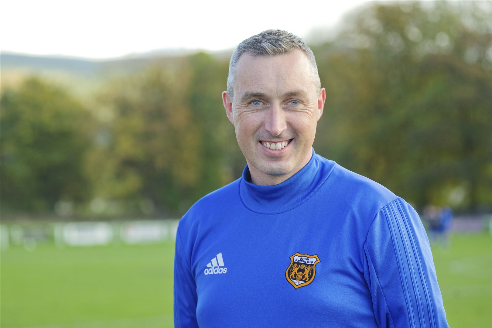 Rothes FC manager Steven MacDonald. Picture: Daniel Forsyth. Image No.039370.