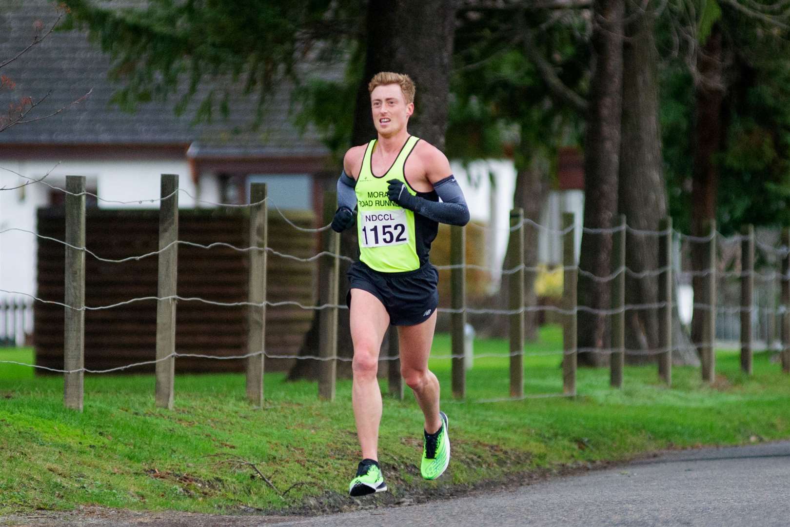 Kenny Wilson has done the Moray Road Runners' vest proud. Picture: Daniel Forsyth..