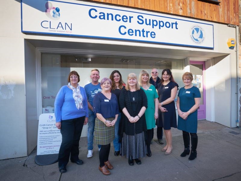 CLAN Cancer Support's Elgin team.