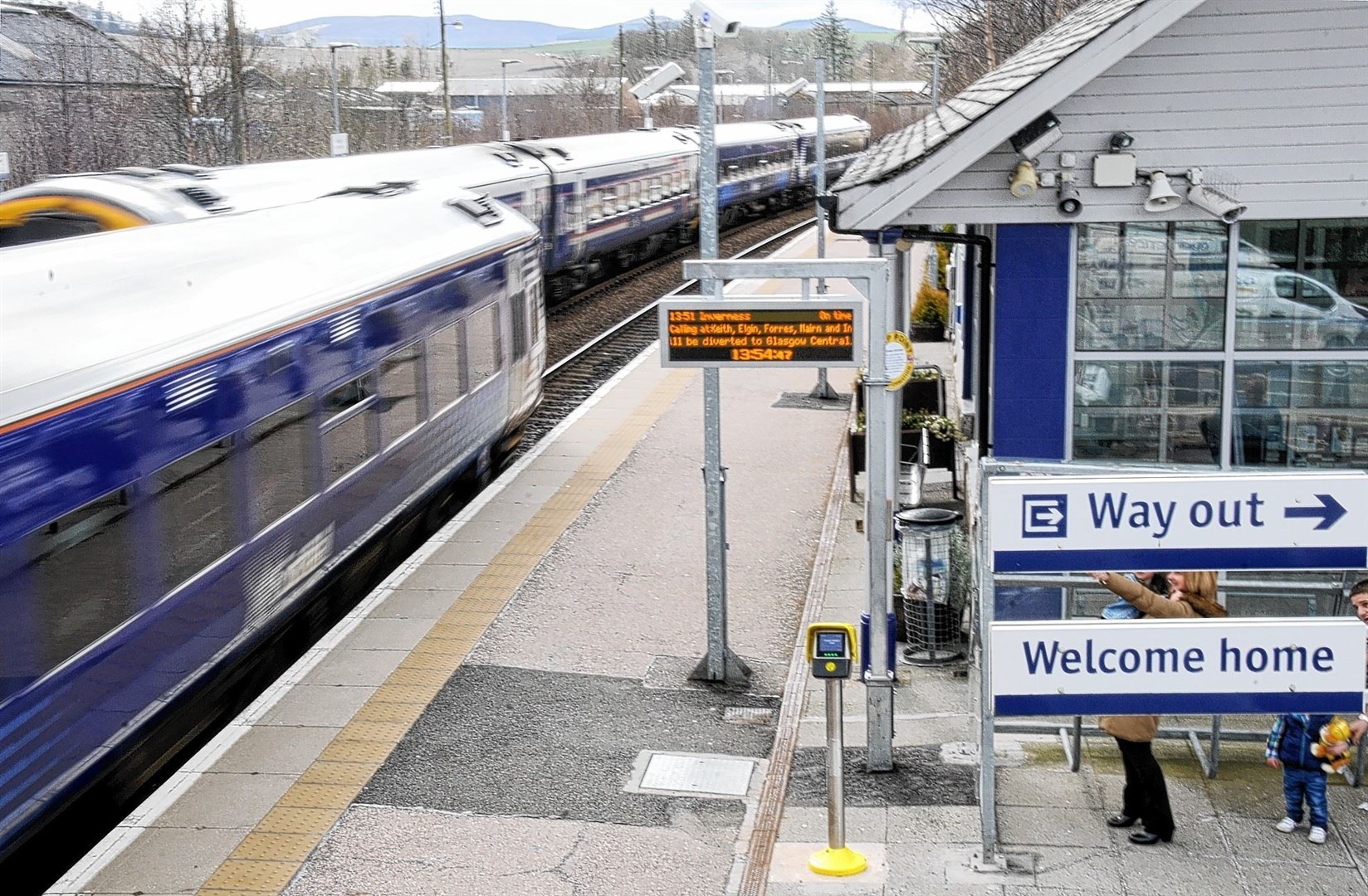 ScotRail trains service Huntly.