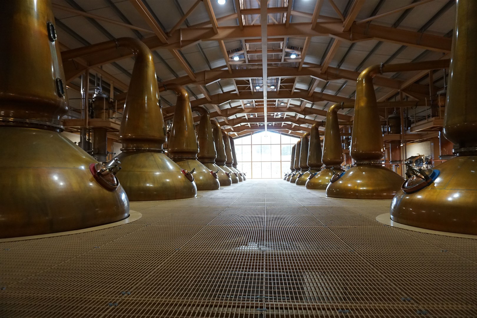 The new stillhouse at Glenlivet allowed the distillery to double its capacity. Picture: Federica Stefani.