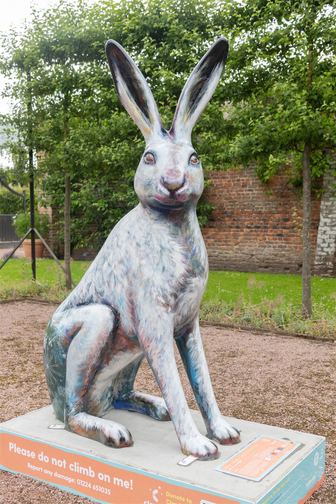 Hare today, Gone tomorrow designed by Mel Shand, can be found at Gordon Castle's Walled Garden in Fochabers. Picture: Beth Taylor