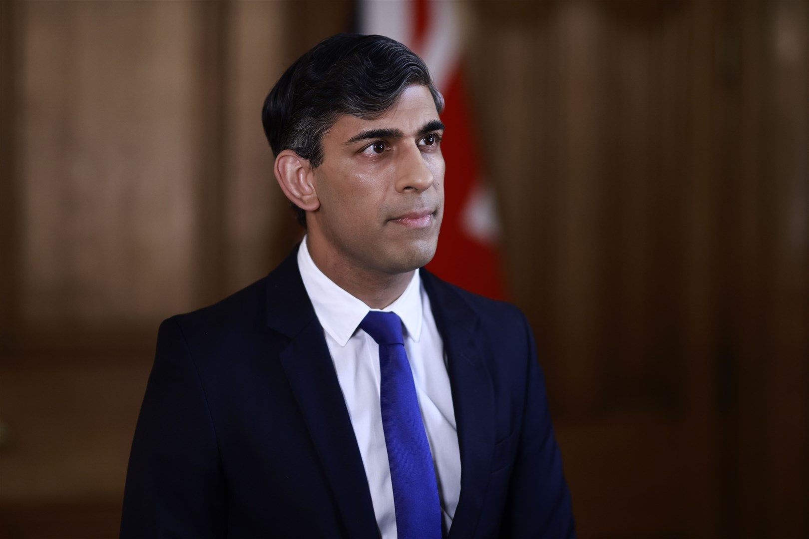 Rishi Sunak’s Government is ‘finished’ the First Minister said (Benjamin Cremel/PA)