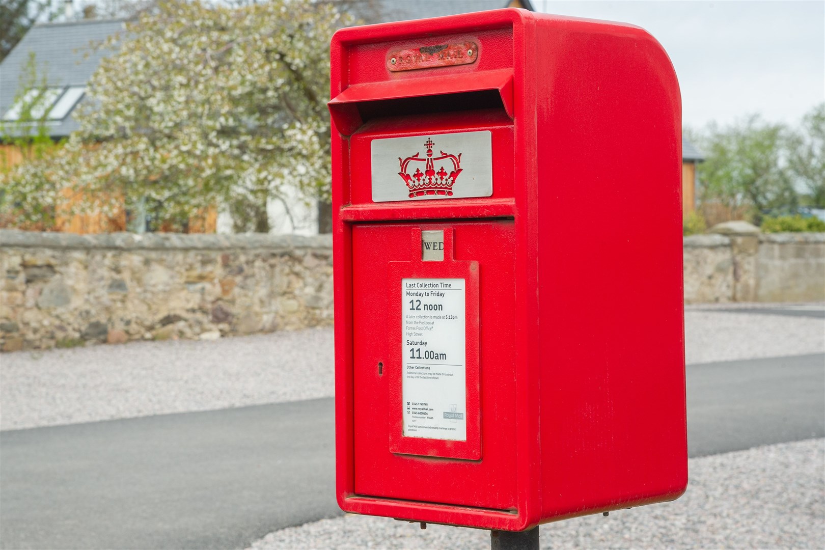 An Elgin postbox. Picture: Daniel Forsyth.