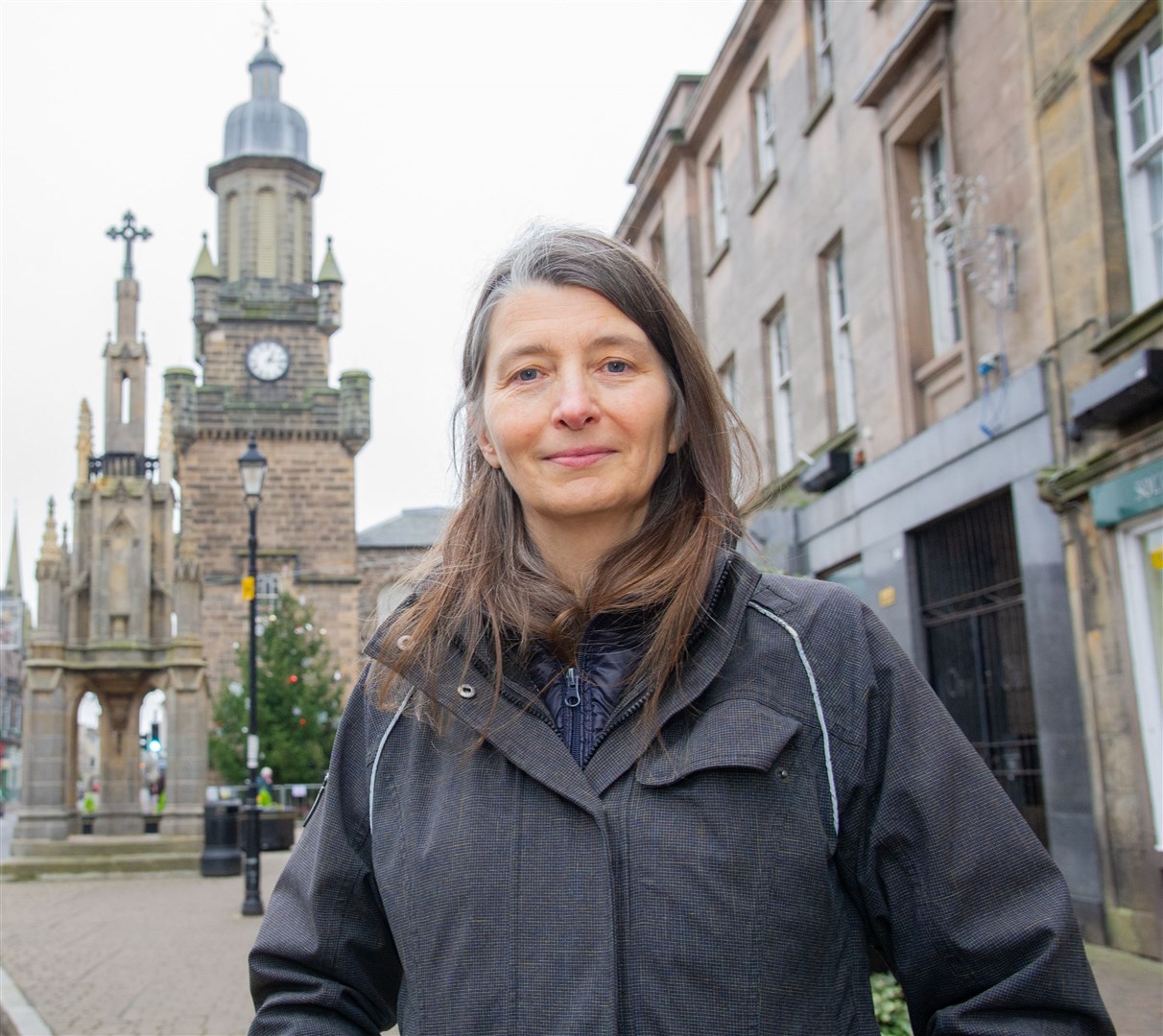 Green MSP Ariane Burgess in Forres...Picture: Daniel Forsyth..