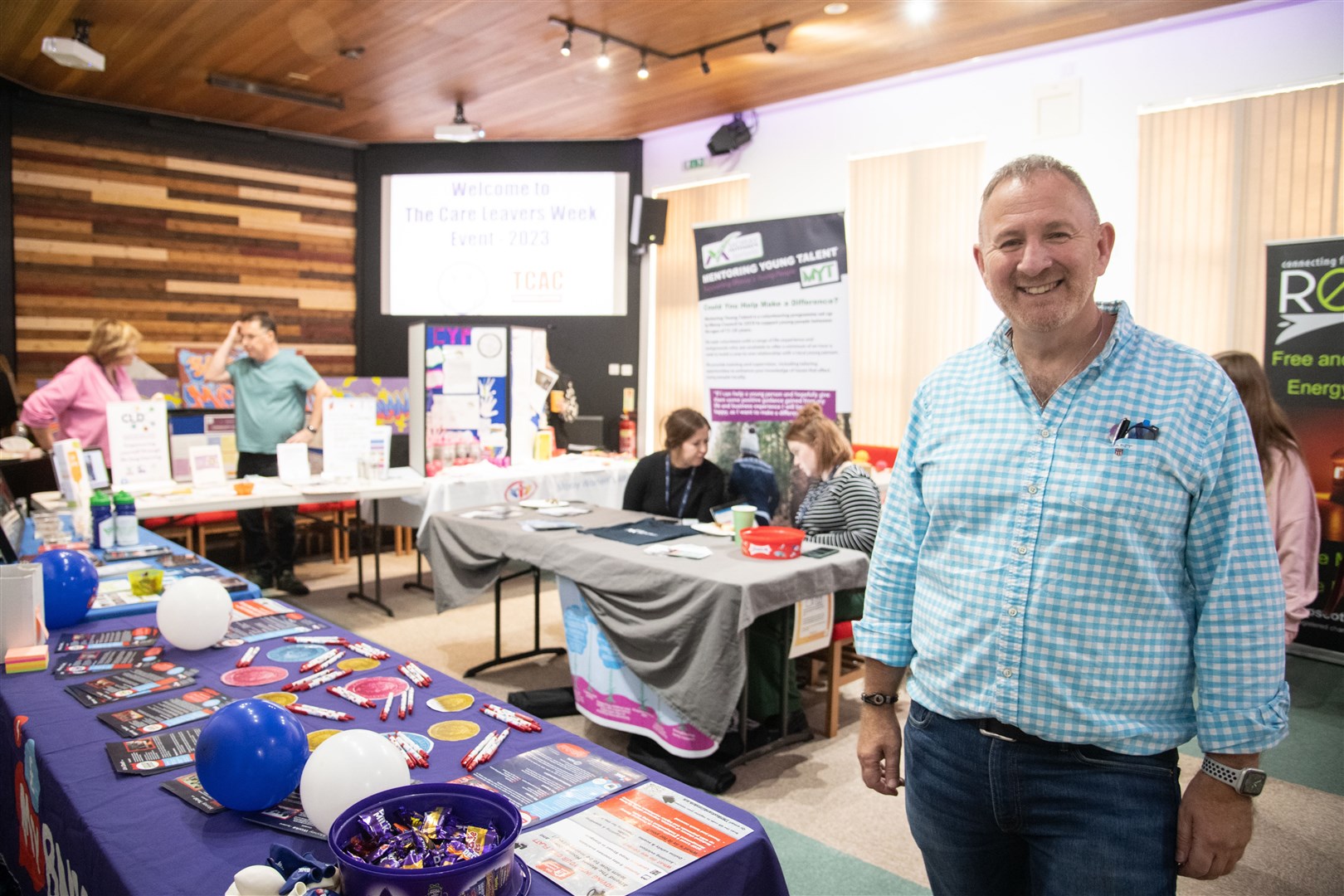 Alistair Davidson, Promise Engagement Officer, Moray Council...As part of Carer's Week, the Moray Champion's Board hold a drop in session for care leavers and those in care...Picture: Daniel Forsyth..