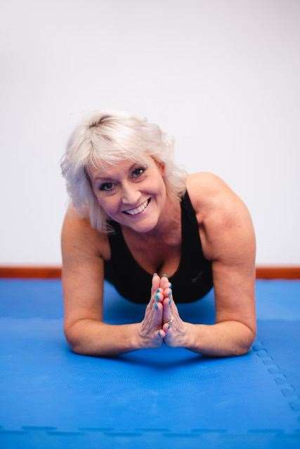 Fitness instructor Kate Sansum, from Elgin.