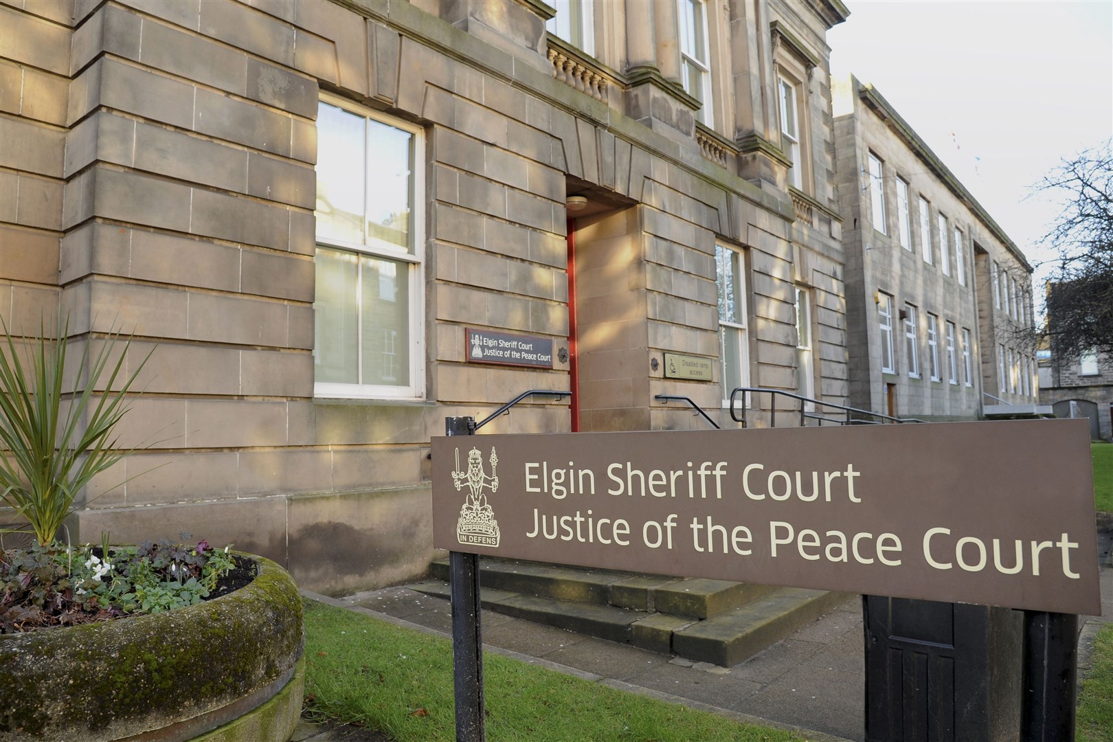 Elgin Sheriff Court on the town's High Street Picture: Daniel Forsyth.