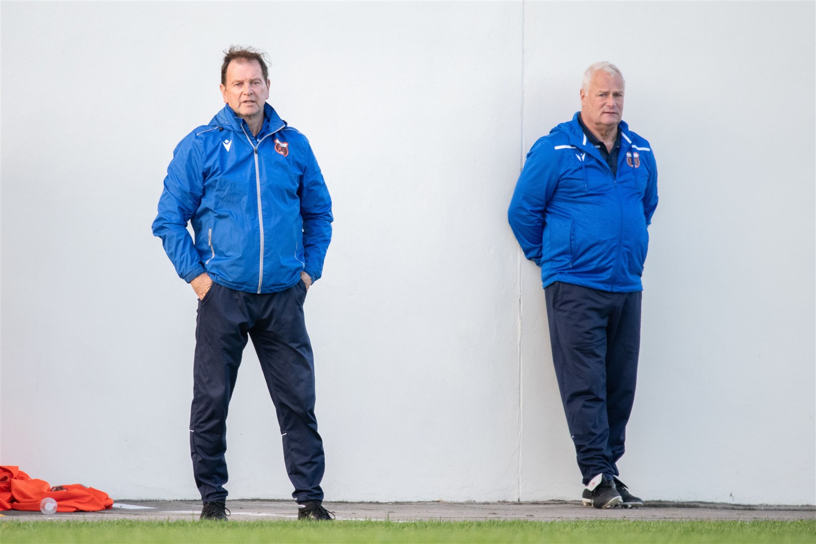 Rothes manager Ross Jack and assistant Jim Walker. Picture: Daniel Forsyth
